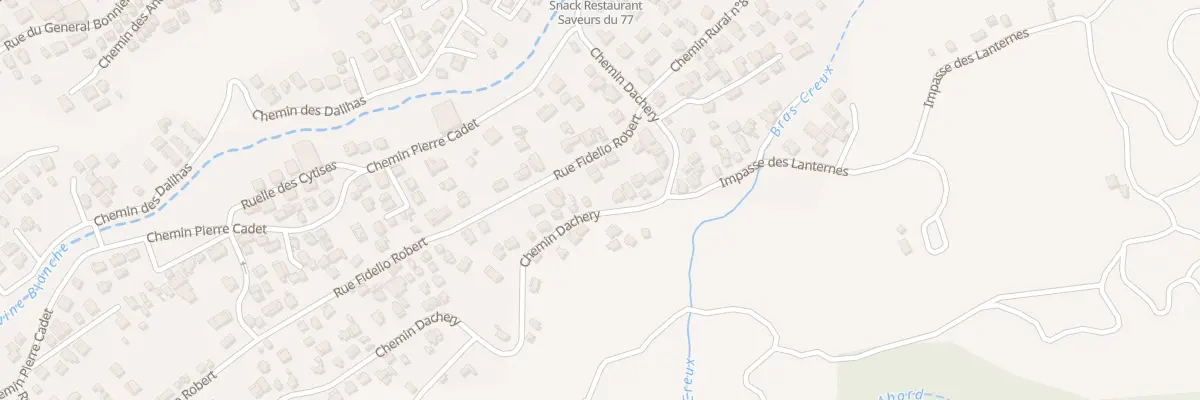 Plan du 221 Rue Dachery au Tampon