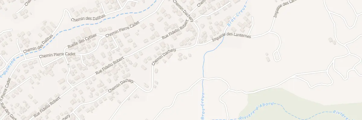 Plan du 248 Rue Dachery au Tampon