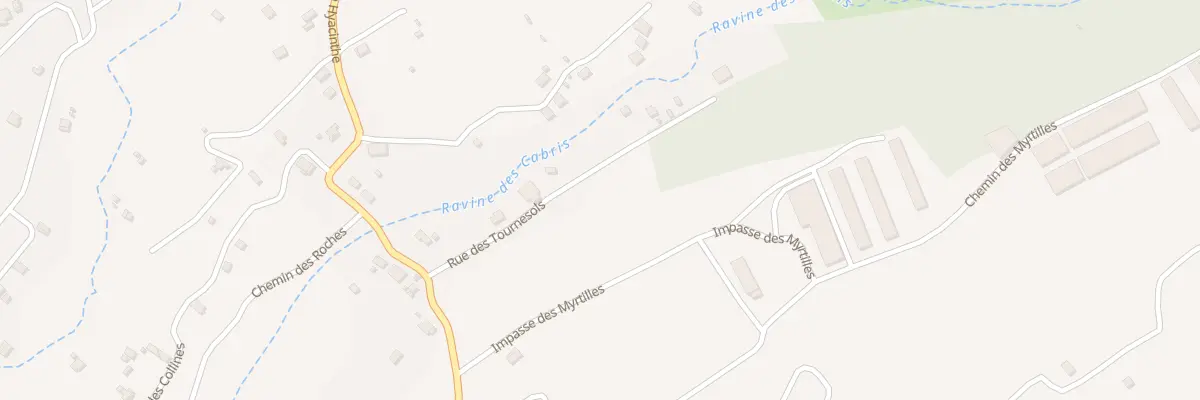 Plan du 12 Rue des Tournesols au Tampon