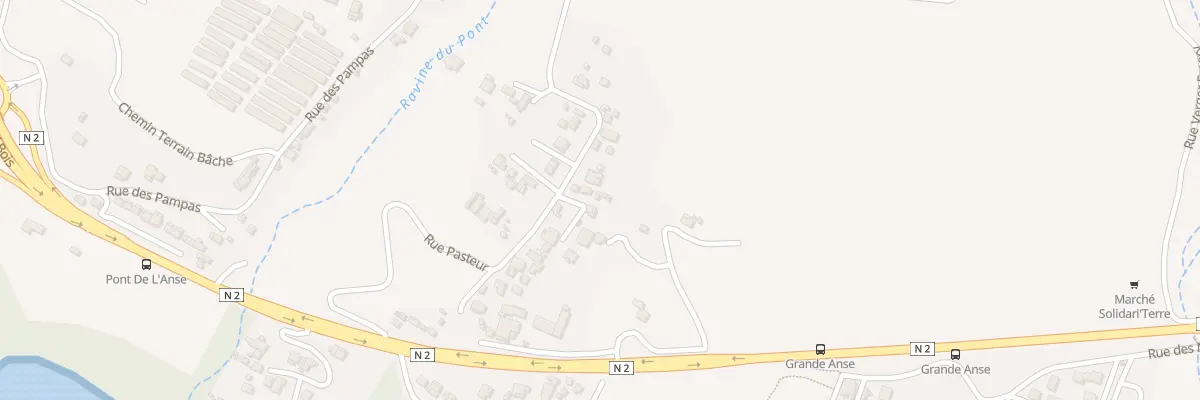 Plan du 58 Rue Pasteur à Petite-Île