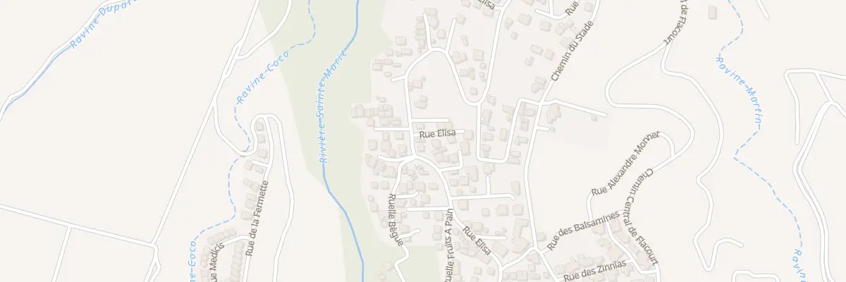 Plan du 75 Rue Elisa à Sainte-Marie