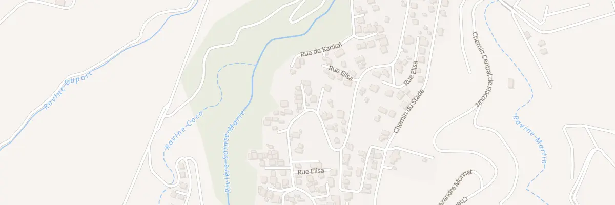 Plan du 74 Rue Elisa à Sainte-Marie