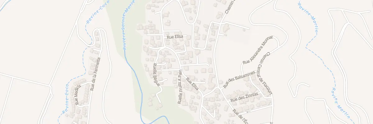 Plan du 85B Rue Elisa à Sainte-Marie