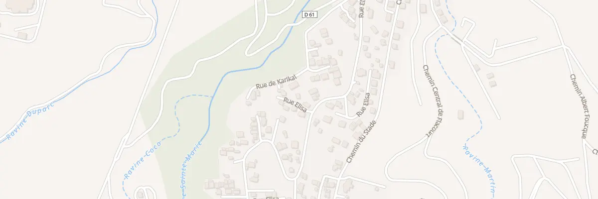Plan du 32 Rue Elisa à Sainte-Marie