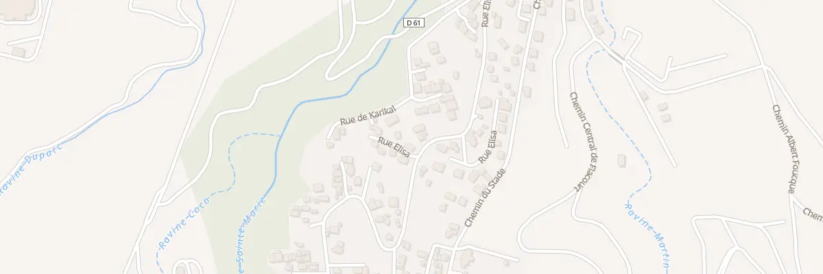 Plan du 28 Rue Elisa à Sainte-Marie