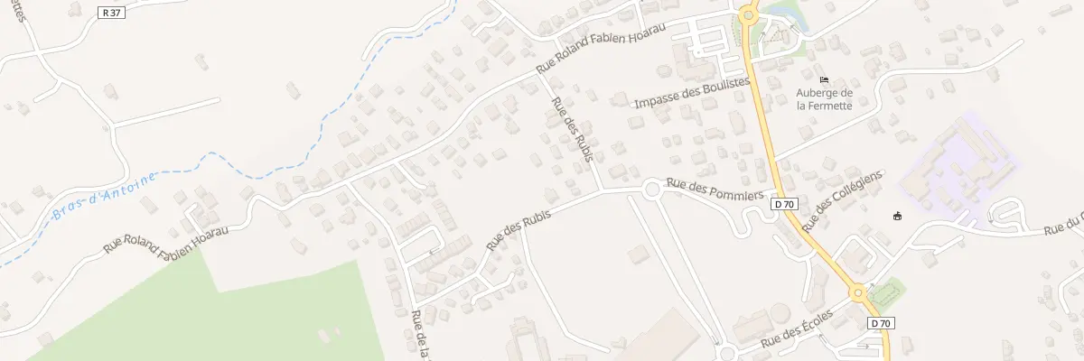 Plan du 10B Rue des Rubis au Tampon