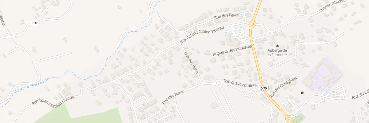 Plan du 4 Rue des Rubis au Tampon