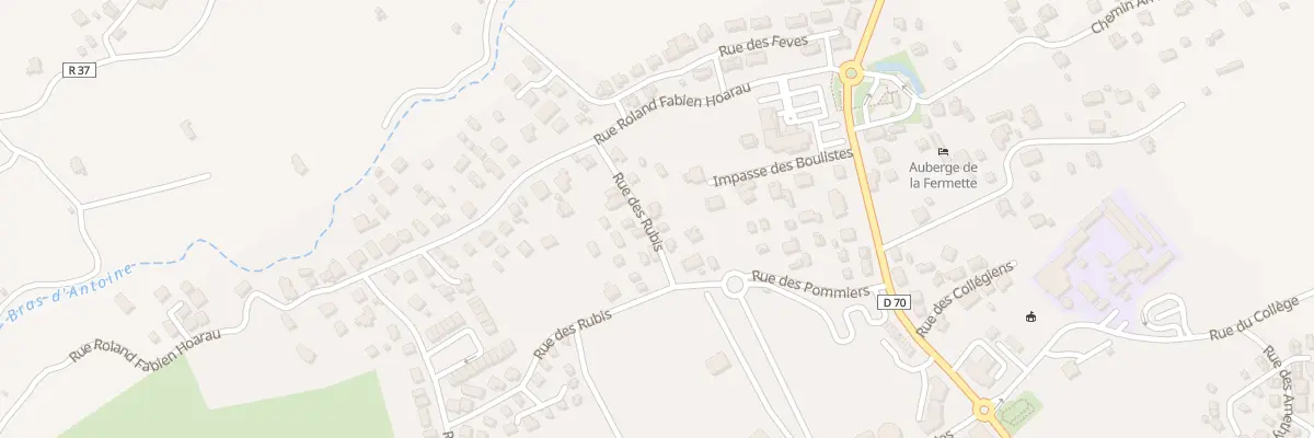 Plan du 9 Rue des Rubis au Tampon