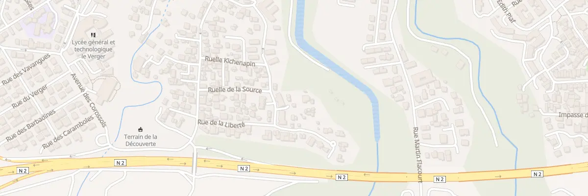 Plan du 18 Rue Grain Rouge à Sainte-Marie