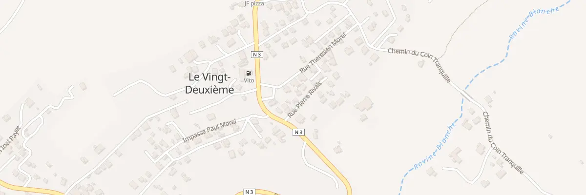 Plan du 224 Rue Pierre Rivals au Tampon