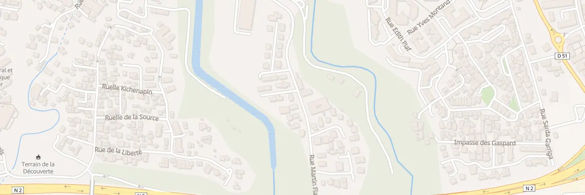Plan du 1 Imp des Banians à Sainte-Marie