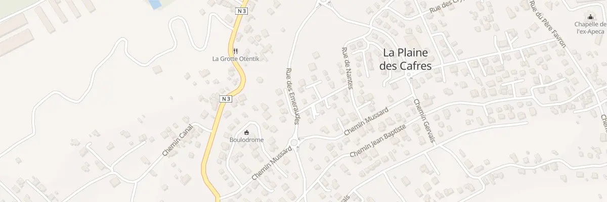 Plan du 1 Rue des Agathes au Tampon