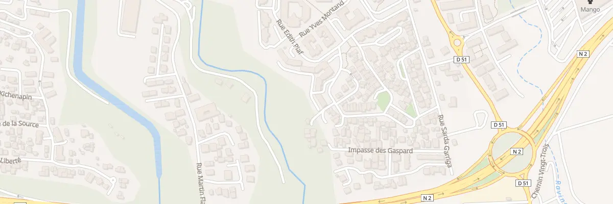 Plan du 12 Rue Antoine Roussin à Sainte-Marie