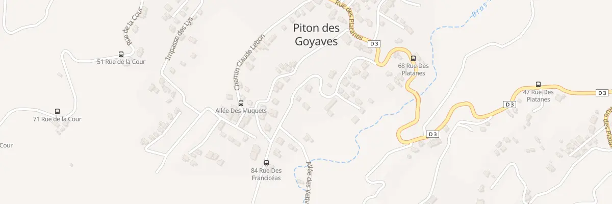 Plan du 100 Rue des Franciceas à Petite-Île