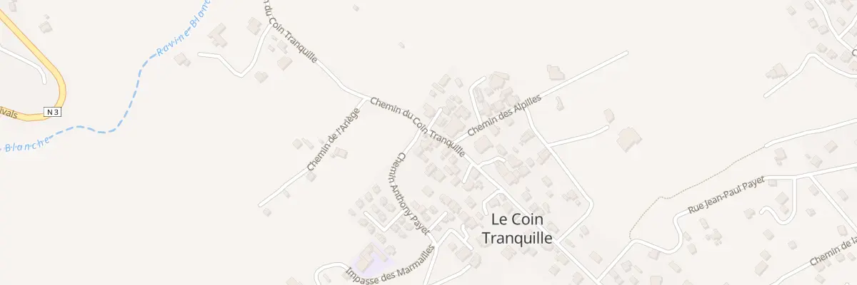 Plan du 70B Rue du Coin Tranquille au Tampon