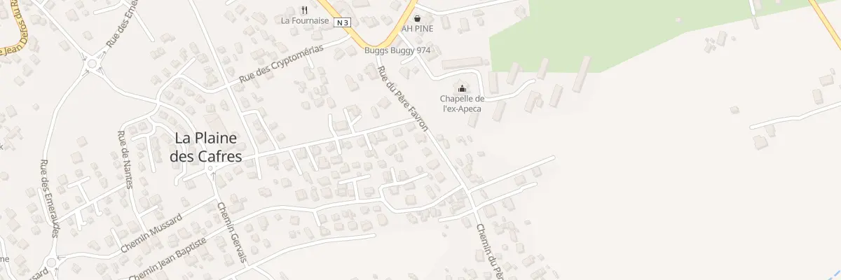 Plan du 12 Rue du Pere Favron au Tampon