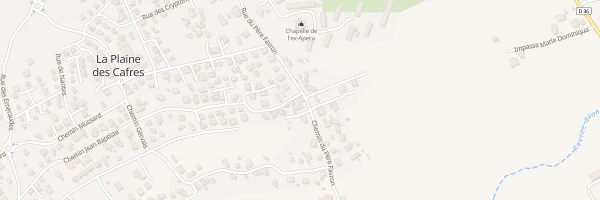 Plan du 18 Rue du Pere Favron au Tampon