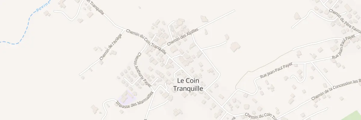 Plan du 99 Rue du Coin Tranquille au Tampon