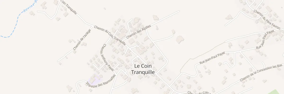 Plan du 99T Rue du Coin Tranquille au Tampon