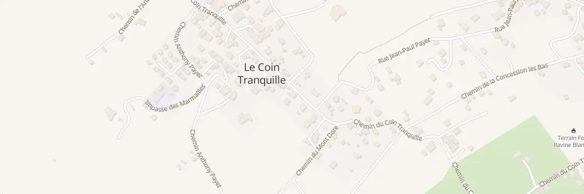 Plan du 136B Rue du Coin Tranquille au Tampon