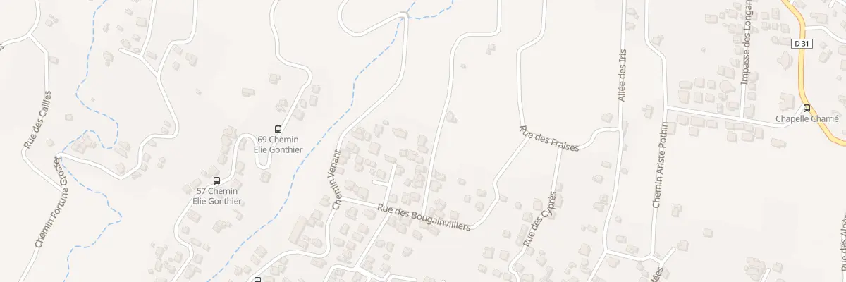 Plan du 17 Rue des Papayers à Petite-Île