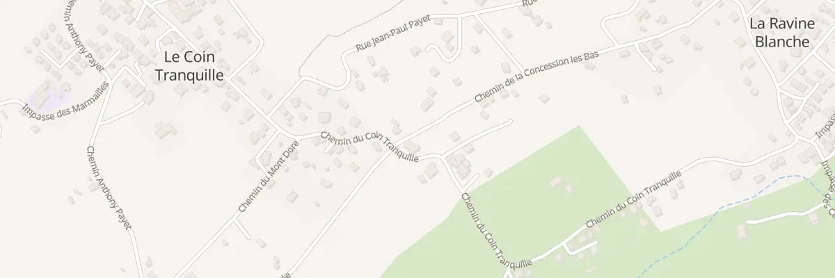 Plan du 155 Rue du Coin Tranquille au Tampon