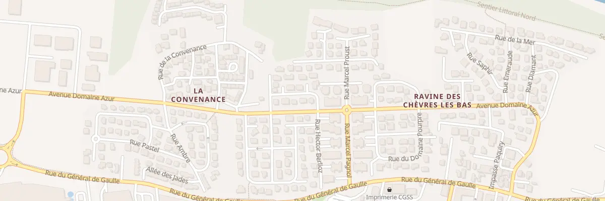 Plan du 3 Rue Wagner à Sainte-Marie