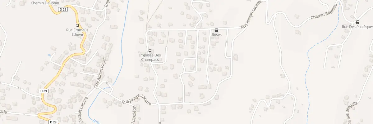 Plan du 4 Rue des Zanzibars à Petite-Île