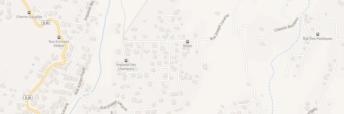 Plan du 5 Rue des Oliviers à Petite-Île