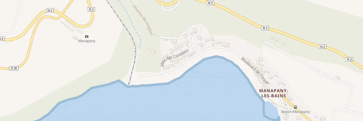 Plan du 166 Bd de l’Océan à Saint-Joseph