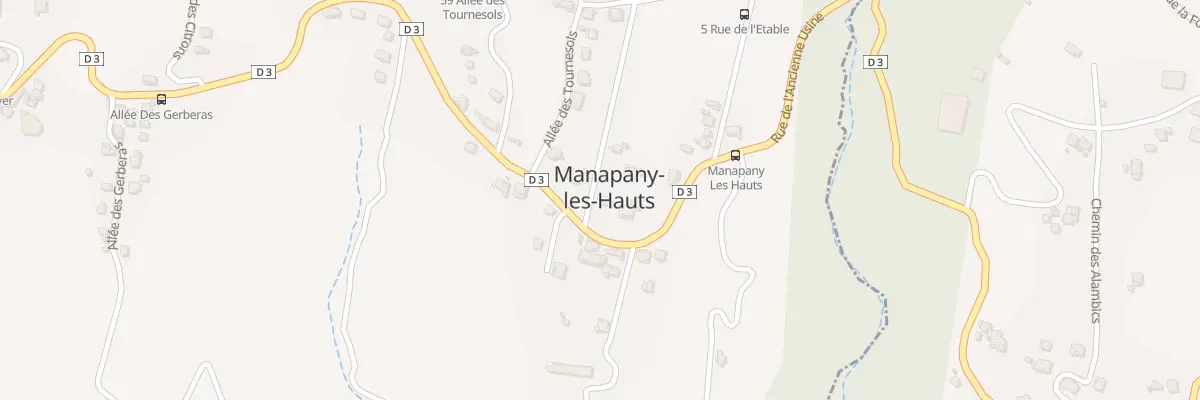 Plan du 4 Rue des Maniocs à Petite-Île