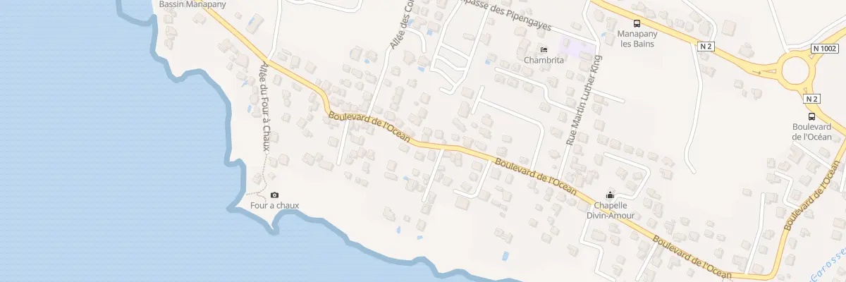 Plan du 76 Bd de l’Océan à Saint-Joseph