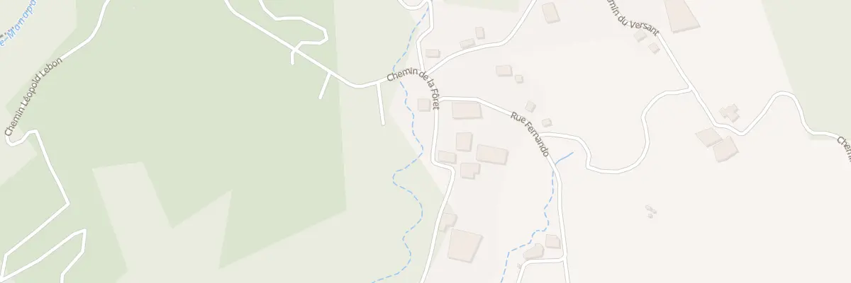 Plan du 75 Che de la Fôret à Saint-Joseph