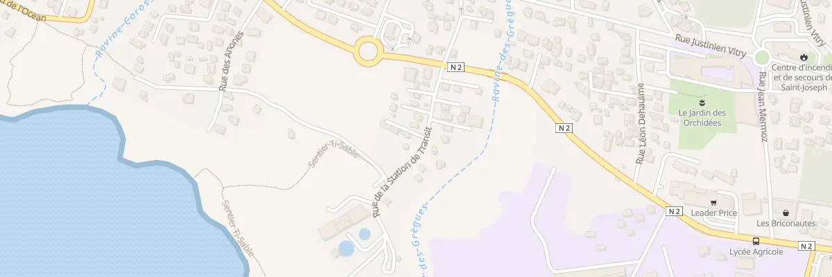 Plan du 22 Rue de la Station de Transit à Saint-Joseph