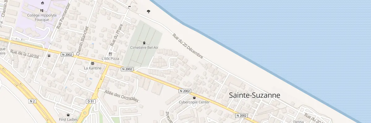 Plan du 8 Sen Dandin à Sainte-Suzanne