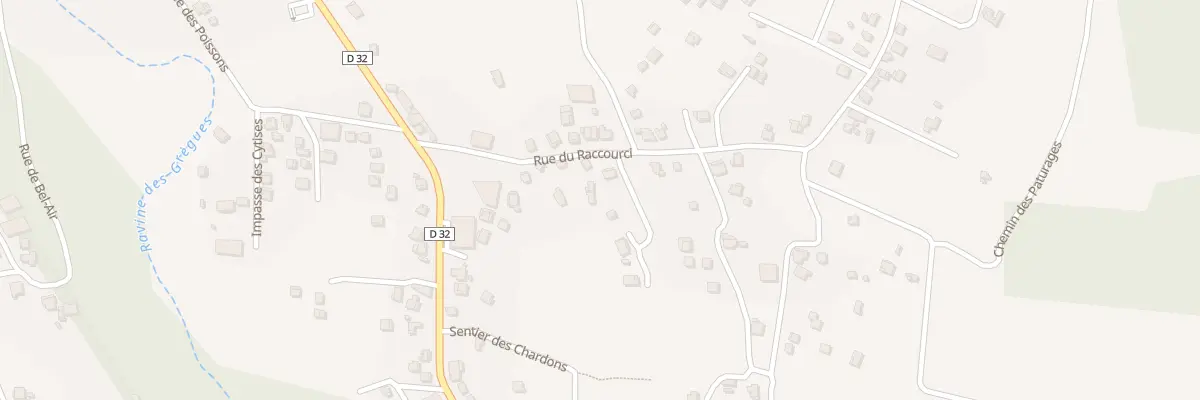 Plan du 24 Rue du Raccourci à Saint-Joseph