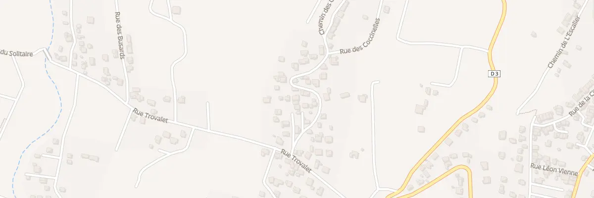 Plan du 15 Rue des Coccinelles à Saint-Joseph