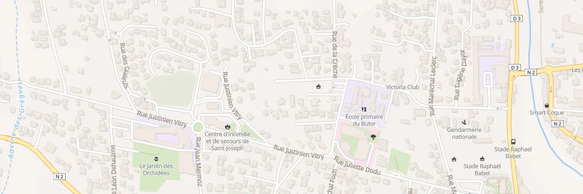 Plan du 50 Rue Roland Garros à Saint-Joseph