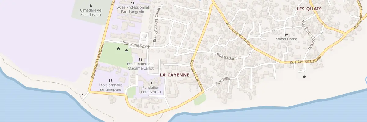 Plan du 2 Imp Montgomery à Saint-Joseph
