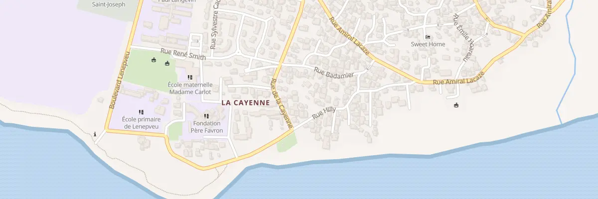 Plan du 39 Rue de la Cayenne à Saint-Joseph