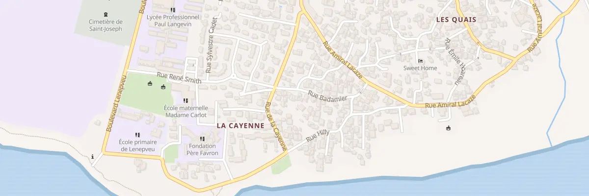 Plan du 27 Rue Badamier à Saint-Joseph