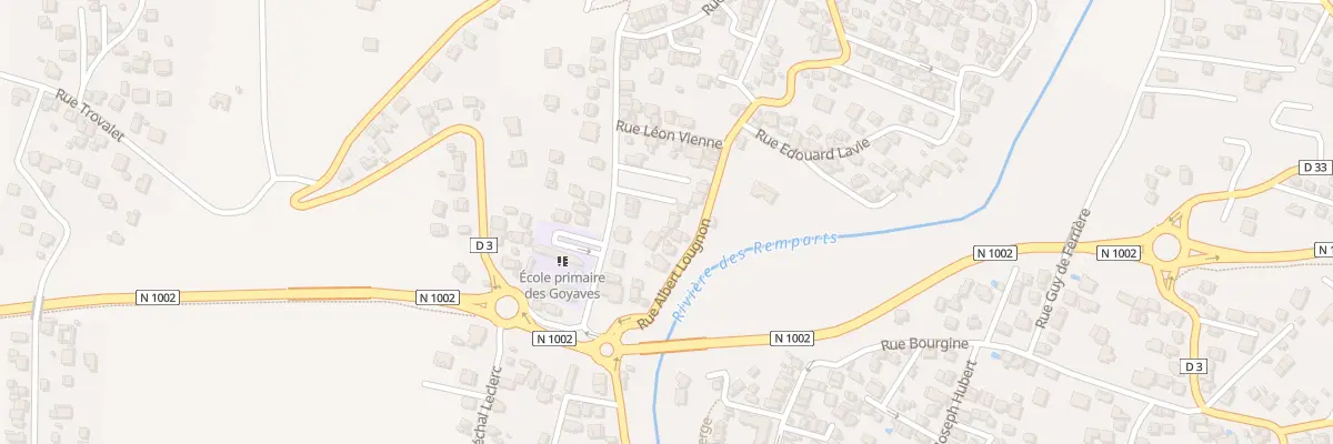 Plan du 17 Rue Albert Lougnon à Saint-Joseph