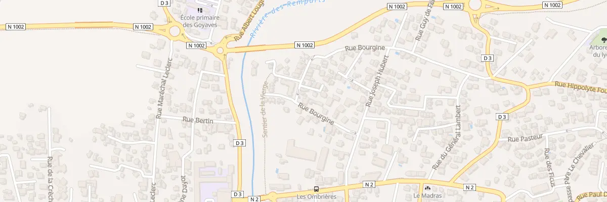 Plan du 22 Rue Bourgine à Saint-Joseph