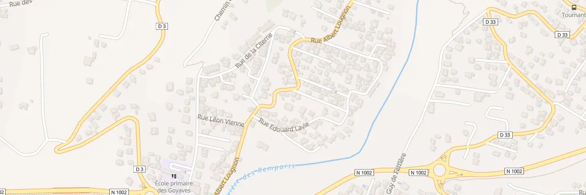Plan du 30 Rue Albert Lougnon à Saint-Joseph