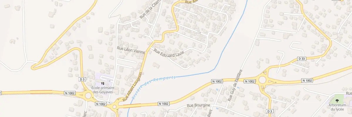 Plan du 8 Rue Edouard Lavie à Saint-Joseph