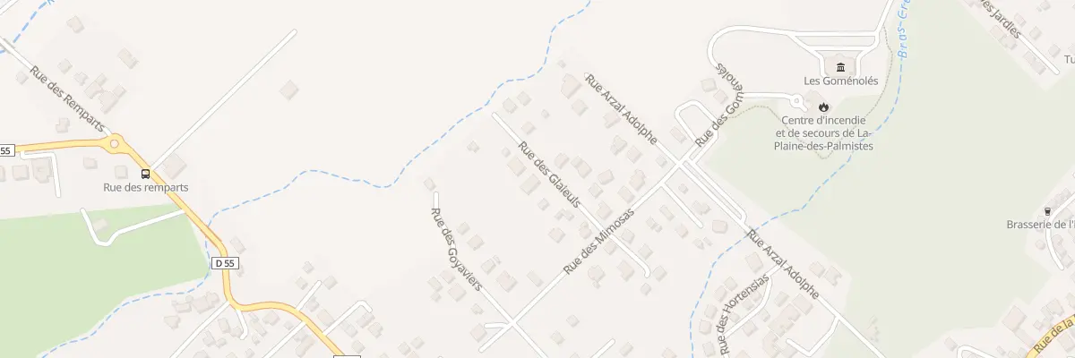 Plan du 11 Rue des Glaieuls à La Plaine-des-Palmistes