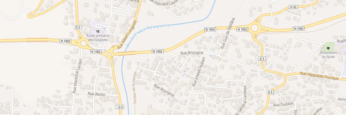 Plan du 40 Rue Bourgine à Saint-Joseph