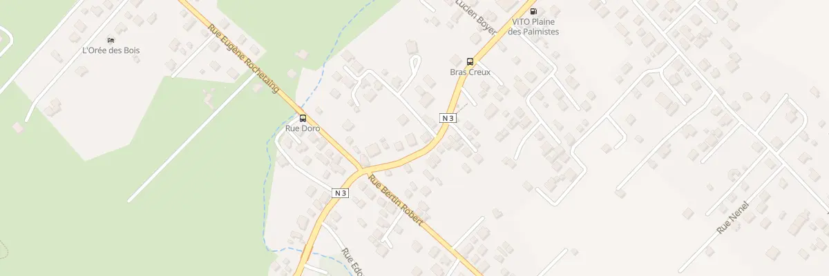 Plan du 398 Rue de la République à La Plaine-des-Palmistes
