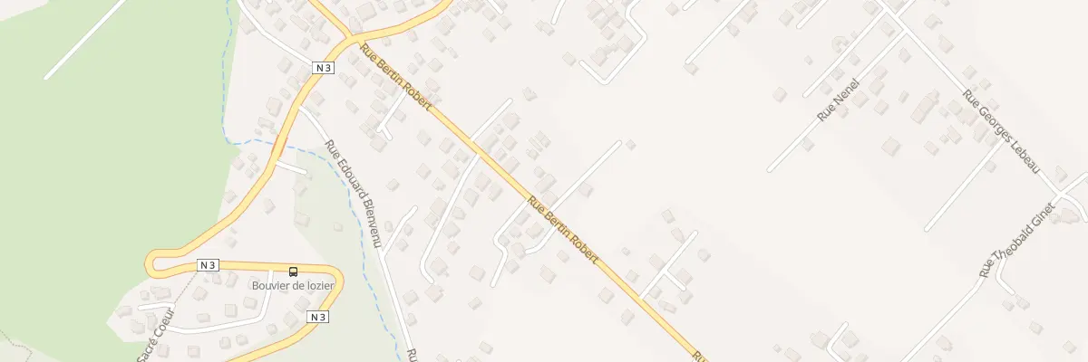 Plan du 33 Rue Bertin Robert à La Plaine-des-Palmistes