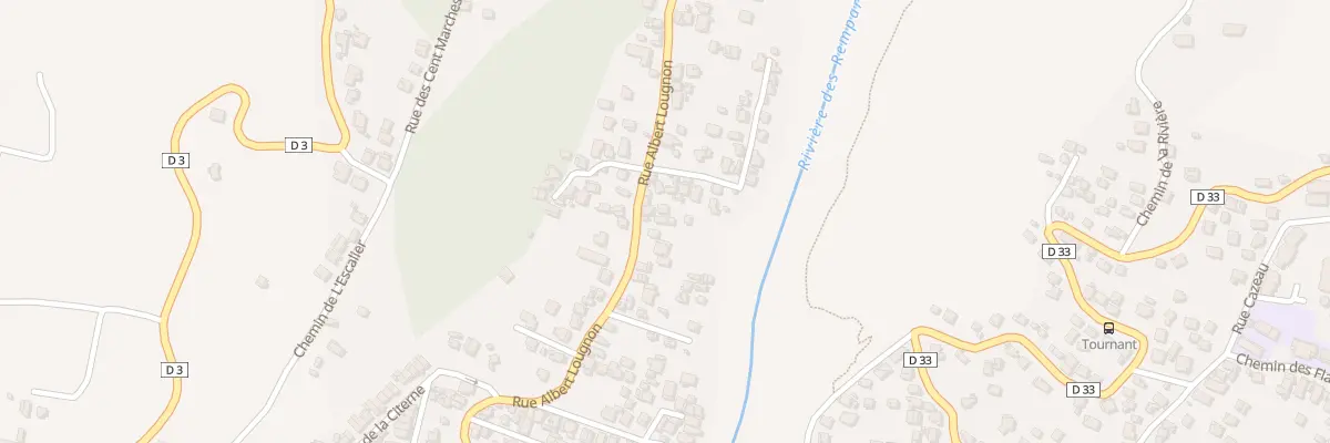 Plan du 100 Rue Albert Lougnon à Saint-Joseph